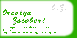 orsolya zsemberi business card